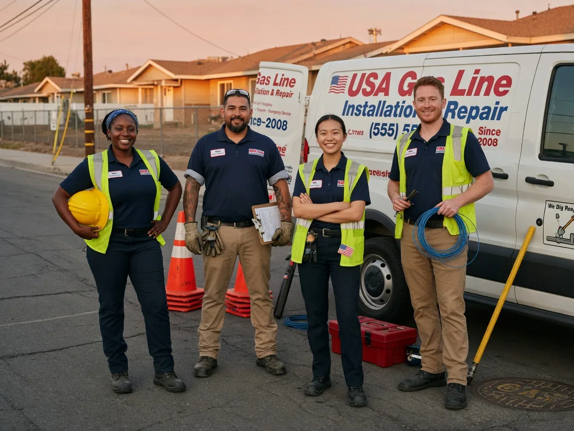 Gas Line Installation company in Skippers, VA